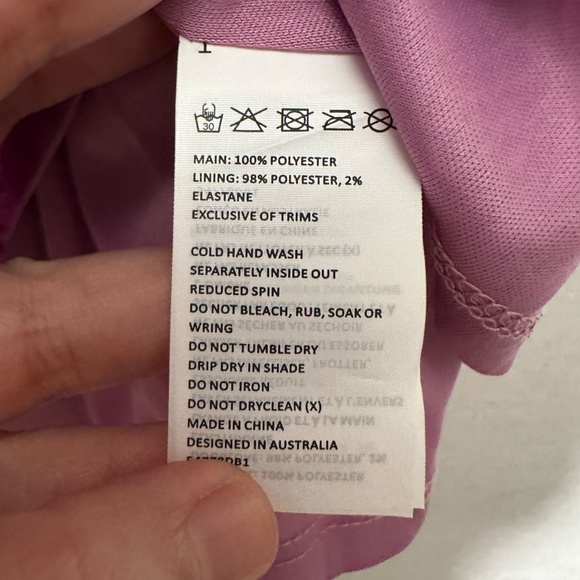 NWT Bardot Bellissa Pleat Dress - size 6 - Picture 8 of 8